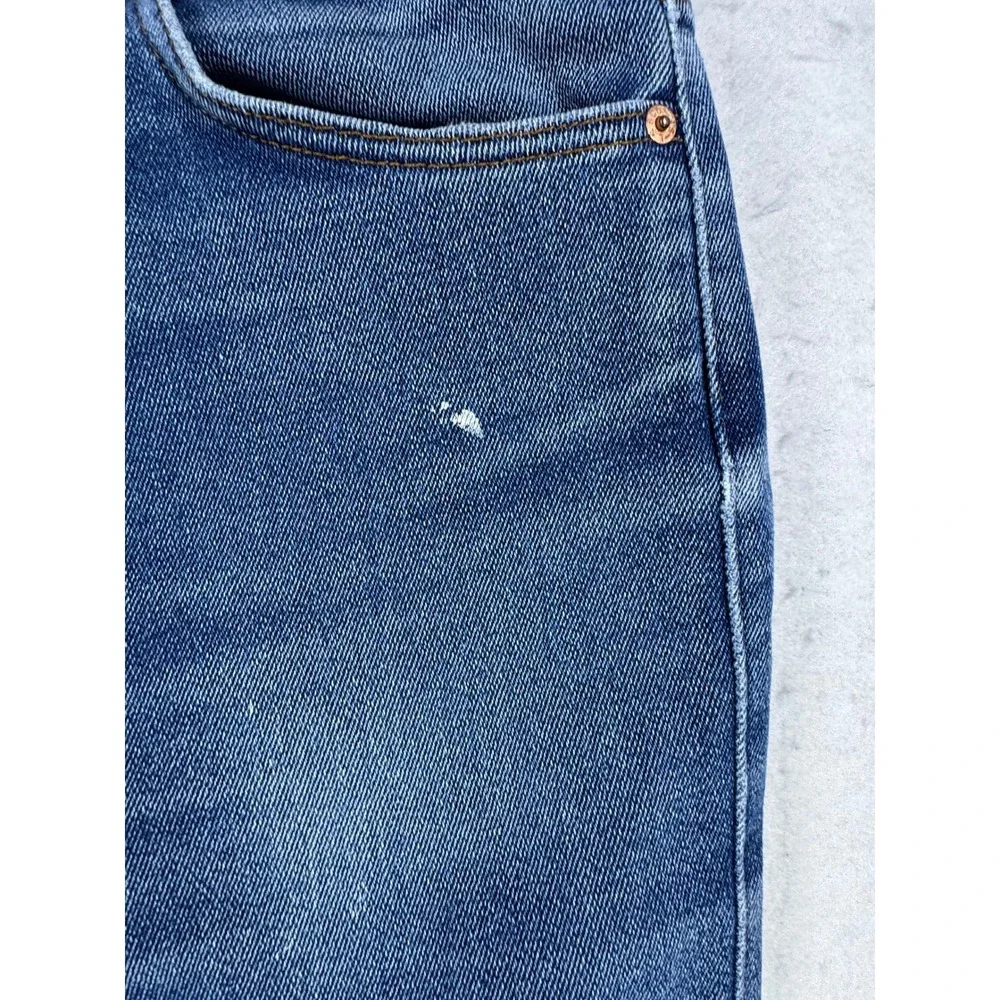 Vintage Levis 517 Orange Tab Jeans Mens 38x30 Blue Bootcut USA Made Distressed
